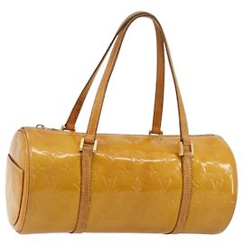 LOUIS VUITTON Bolso Monogram Vernis Bedford Beige M91006 LV Auth 171223 Beige