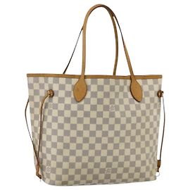 LOUIS VUITTON Sac cabas Damier Azur Neverfull MM N41605 LV Auth 177246 Autre