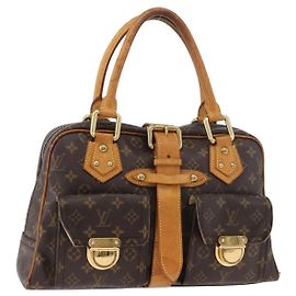 LOUIS VUITTON Bolsa Monogram Manhattan GM M40025 LV Auth 178236 Monograma