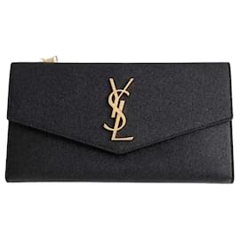 Yves Saint Laurent Portefeuille noir Noir