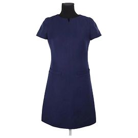 Courreges Navy blue dress Navy blue
