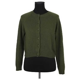 Alexandra Golovanoff Grüner Cardigan Grün