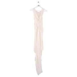 Abito Rick Owens Ecru Crudo