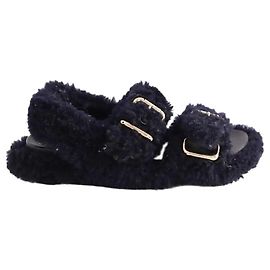Marni Navy mules Navy blue