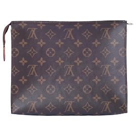 Necessaire Louis Vuitton Monogram 26 Marrom Outro