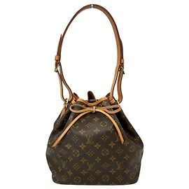 Bolsa de Ombro Louis Vuitton Petit Noé Marrom