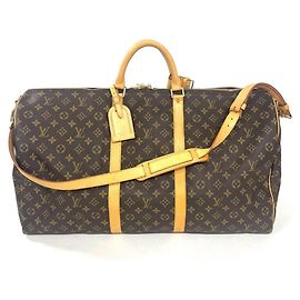 Borsa Boston Louis Vuitton Keepall 60 Marrone