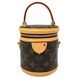 Bolso de Hombro Louis Vuitton Nano Cannes Castaño