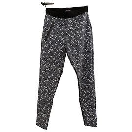 Louis Vuitton Monogram Pants White Grey