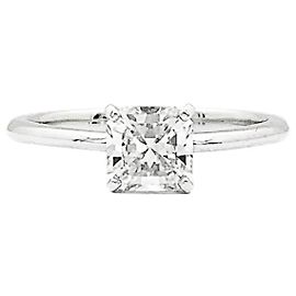 Tiffany & Co. "True" solitaire ring, platinum and diamond. Other