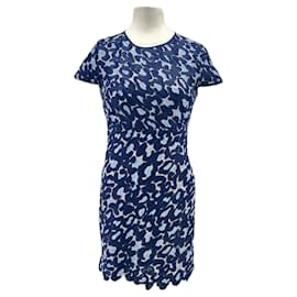 Sandro Spitzenkleid blau Blau