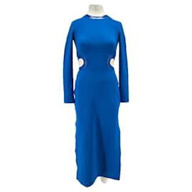 Robe bleue à découpes Staud Bleu