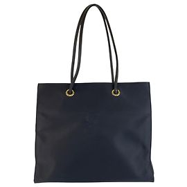 Borsa Tote/Borsa a Spalla in Nylon Blu Navy Yves Saint Laurent Blu navy