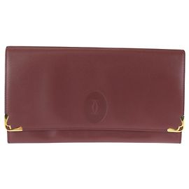 Clutch Cartier Must Line Bordeaux Bordeaux