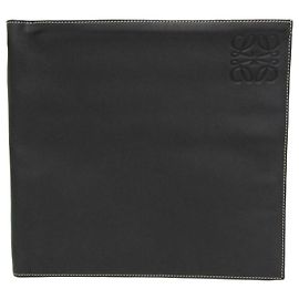 Pochette en cuir Anagram Loewe Noir
