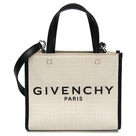 Mini borsa Givenchy G Tote Nero Beige