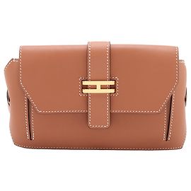 Hermès Brown Swift Elan Pocket 24 Belt Bag Brown