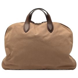 Hermès Brown Canvas Edit 42 Castaño