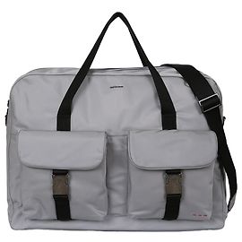 Kiton Briefcase Nylon Duffle Bag Grey