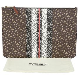 Burberry Pochette Tb Monogram Marron