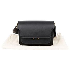 Marni Mini borsa a tracolla crossbody stile trunk Nero