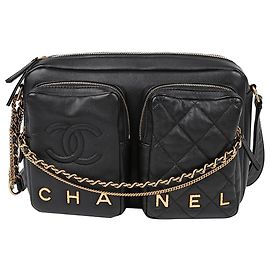 Chanel Medium Camera Case Crossbody Black