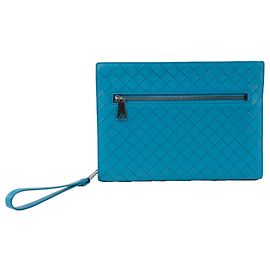 Bottega Veneta Pochette de documents Small Pouch Bleu