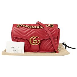 Gucci Piccola borsa a tracolla GG Marmont Rosso
