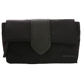 Jacquemus Bambino Flap Bum Bag Black Leather Black