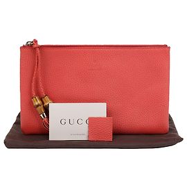 Gucci Bolsa de bambu com borla Vermelho
