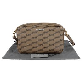 Balenciaga Borsa a tracolla e crossbody Bb Logo Marrone