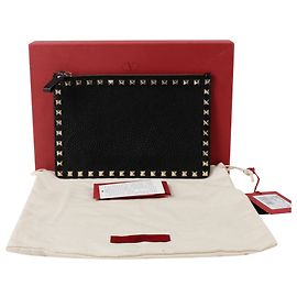 Valentino Garavani Clutch Lockstart Preto