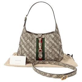 Gucci Borsa a tracolla Jackie Small Hobo Marrone