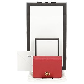 Gucci Tarjetero Gg Marmont Roja