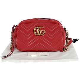 Gucci Piccola borsa a tracolla GG Marmont Rosso