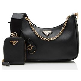 Prada Saffiano Re-Edition 2005 Crossbody Nero