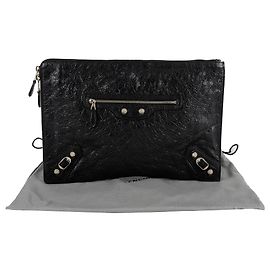 Balenciaga Pochette Giant City Noir