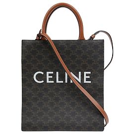 Céline Bolsa Tote Cabas Small de Ombro Branco