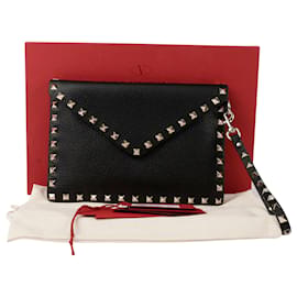Valentino Garavani Pochette Rockstud Noir