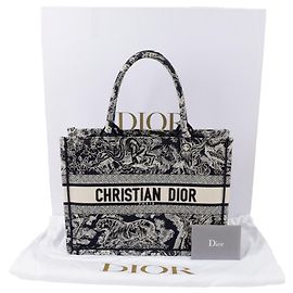 Dior Borsa Book Tote Bag Medium Blu