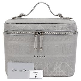 Dior Borsa Tote Vanity da Viaggio Grigio