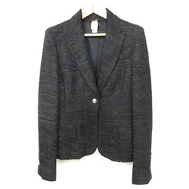 Giacca sartoriale monopetto Versace Medusa Nero