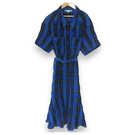 Stella Mc Cartney Robe évasée Stella McCartney Noir Bleu