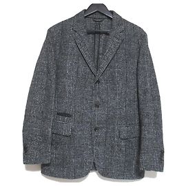 Ermenegildo Zegna Glen Check Alpaca Tailored Jacket Brown