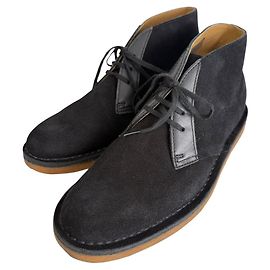 Autre Marque Bottines Chukka REGAL 3 œillets en daim Noir