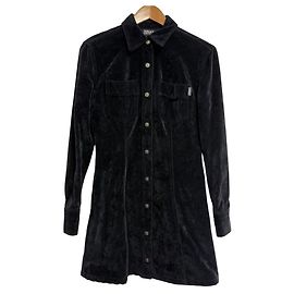 Velourskleid Versace Jeans Couture Blau Andere