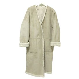 Autre Marque MACPHEE Eco Mouton Reversible Coat Beige