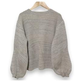 Autre Marque Woll-Polyester-Pullover DES PRES Beige