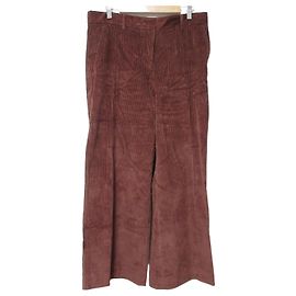 Max Mara WEEKEND Cordroy-Weitbeinhose Braun