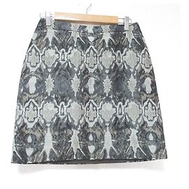 Max Mara Jacquard-Minirock Braun